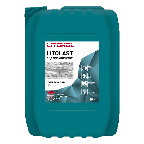 Водоотталкивающая пропитка LITOLAST, LITOKOL, канистра, 10 кг